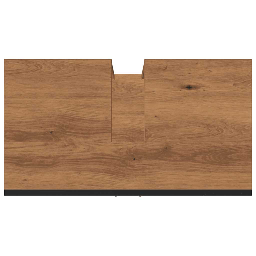 vidaXL Dulap de chiuvetă, stejar artizanal, 60x30x60 cm lemn prelucrat vidaXL Dulap de chiuvetă, stejar artizanal, 60x30x60 cm lemn prelucrat