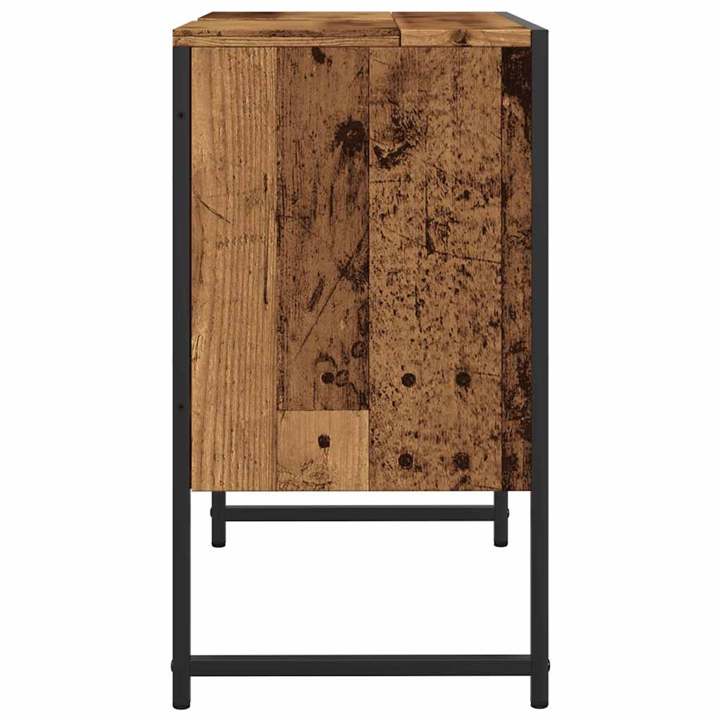 vidaXL Dulap pentru chiuvetă baie lemn vechi 60x33x60cm lemn prelucrat vidaXL Dulap pentru chiuvetă baie lemn vechi 60x33x60cm lemn prelucrat