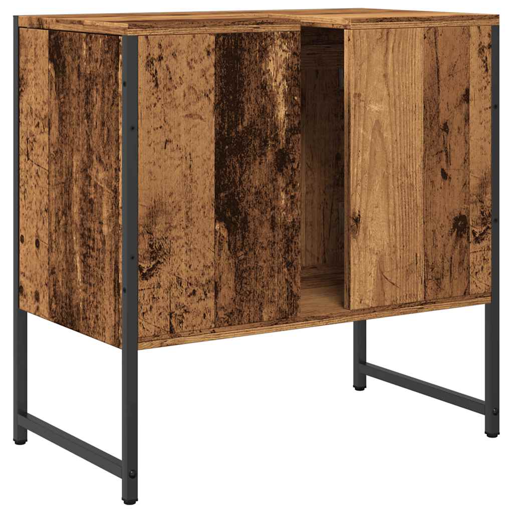 vidaXL Dulap pentru chiuvetă baie lemn vechi 60x33x60cm lemn prelucrat vidaXL Dulap pentru chiuvetă baie lemn vechi 60x33x60cm lemn prelucrat
