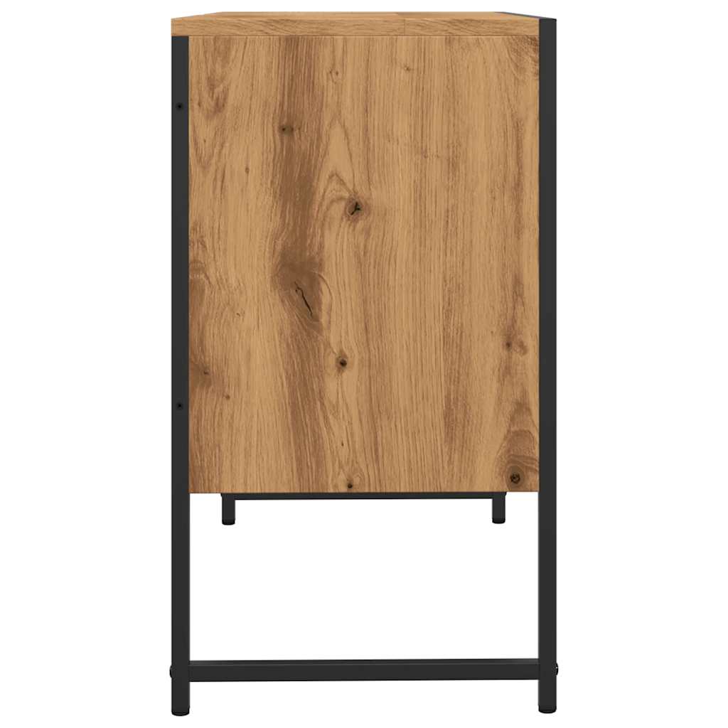 vidaXL Dulap chiuvetă baie stejar artizanal 80x33x60 cm lemn prelucrat vidaXL Dulap chiuvetă baie stejar artizanal 80x33x60 cm lemn prelucrat