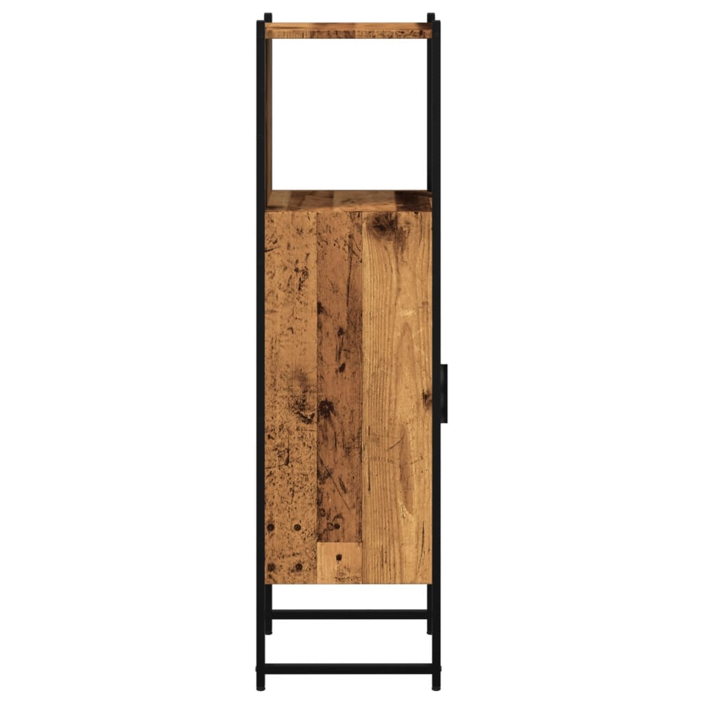 vidaXL Dulap pentru baie, lemn vechi, 33x33x120,5 cm, lemn prelucrat vidaXL Dulap pentru baie, lemn vechi, 33x33x120,5 cm, lemn prelucrat
