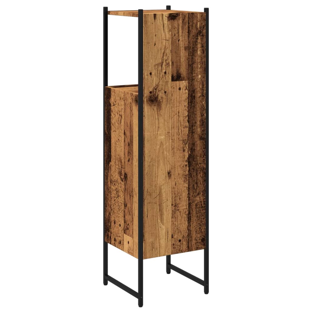 vidaXL Dulap pentru baie, lemn vechi, 33x33x120,5 cm, lemn prelucrat vidaXL Dulap pentru baie, lemn vechi, 33x33x120,5 cm, lemn prelucrat