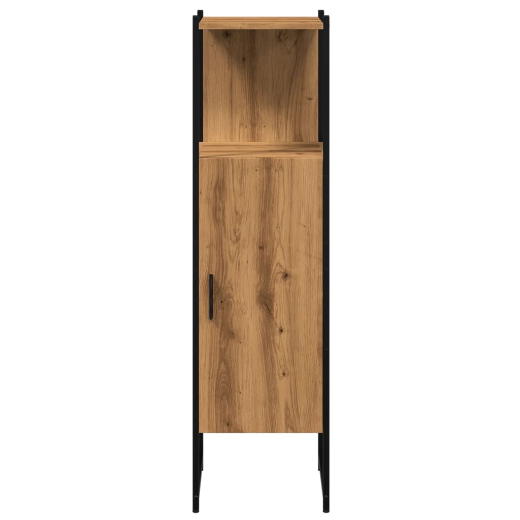 vidaXL Dulap de baie, stejar artizanal, 33x33x120,5 cm, lemn prelucrat vidaXL Dulap de baie, stejar artizanal, 33x33x120,5 cm, lemn prelucrat