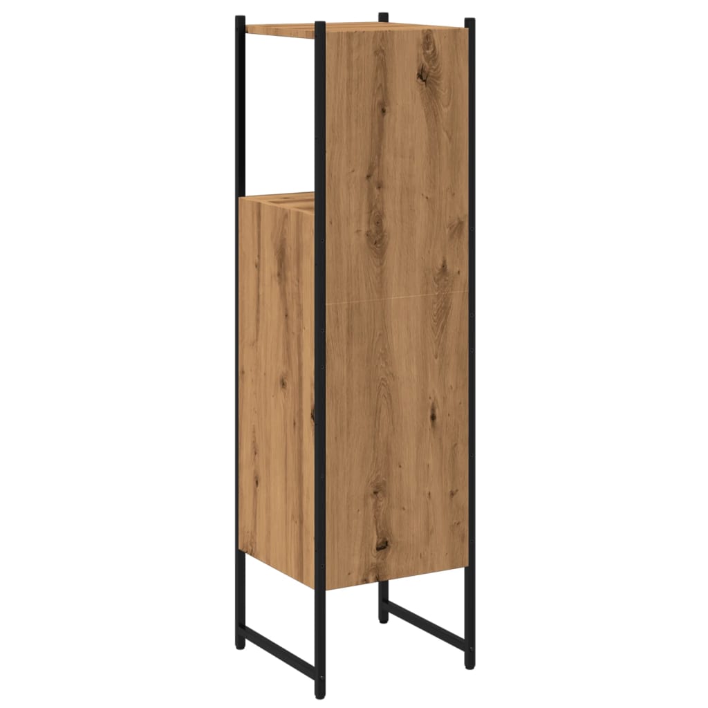 vidaXL Dulap de baie, stejar artizanal, 33x33x120,5 cm, lemn prelucrat vidaXL Dulap de baie, stejar artizanal, 33x33x120,5 cm, lemn prelucrat