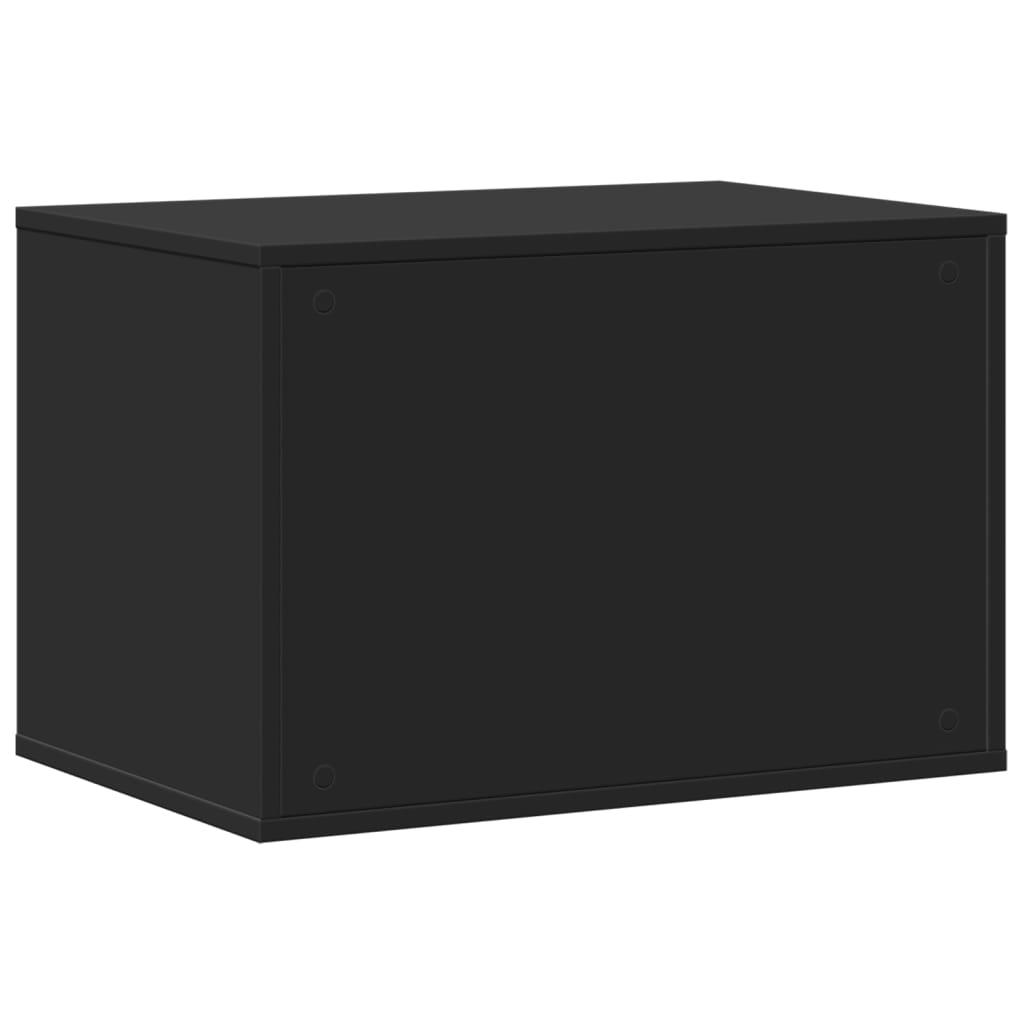 vidaXL Cutie litieră pisici negru 60x40x40 cm lemn prelucrat vidaXL Cutie litieră pisici negru 60x40x40 cm lemn prelucrat