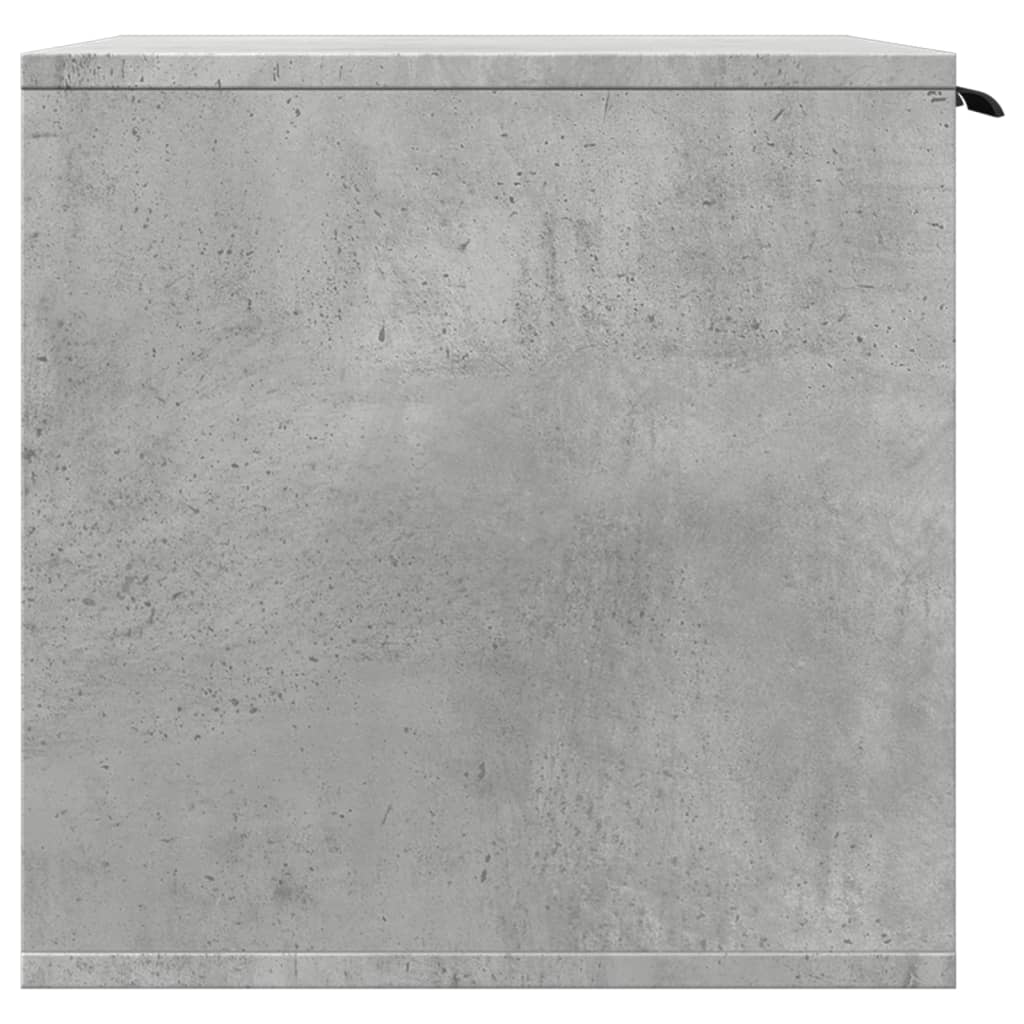 vidaXL Cutie litieră pisici gri beton 60x40x40 cm lemn prelucrat vidaXL Cutie litieră pisici gri beton 60x40x40 cm lemn prelucrat