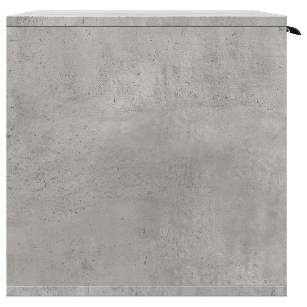 vidaXL Cutie litieră pisici gri beton 80x50x45 cm lemn prelucrat vidaXL Cutie litieră pisici gri beton 80x50x45 cm lemn prelucrat