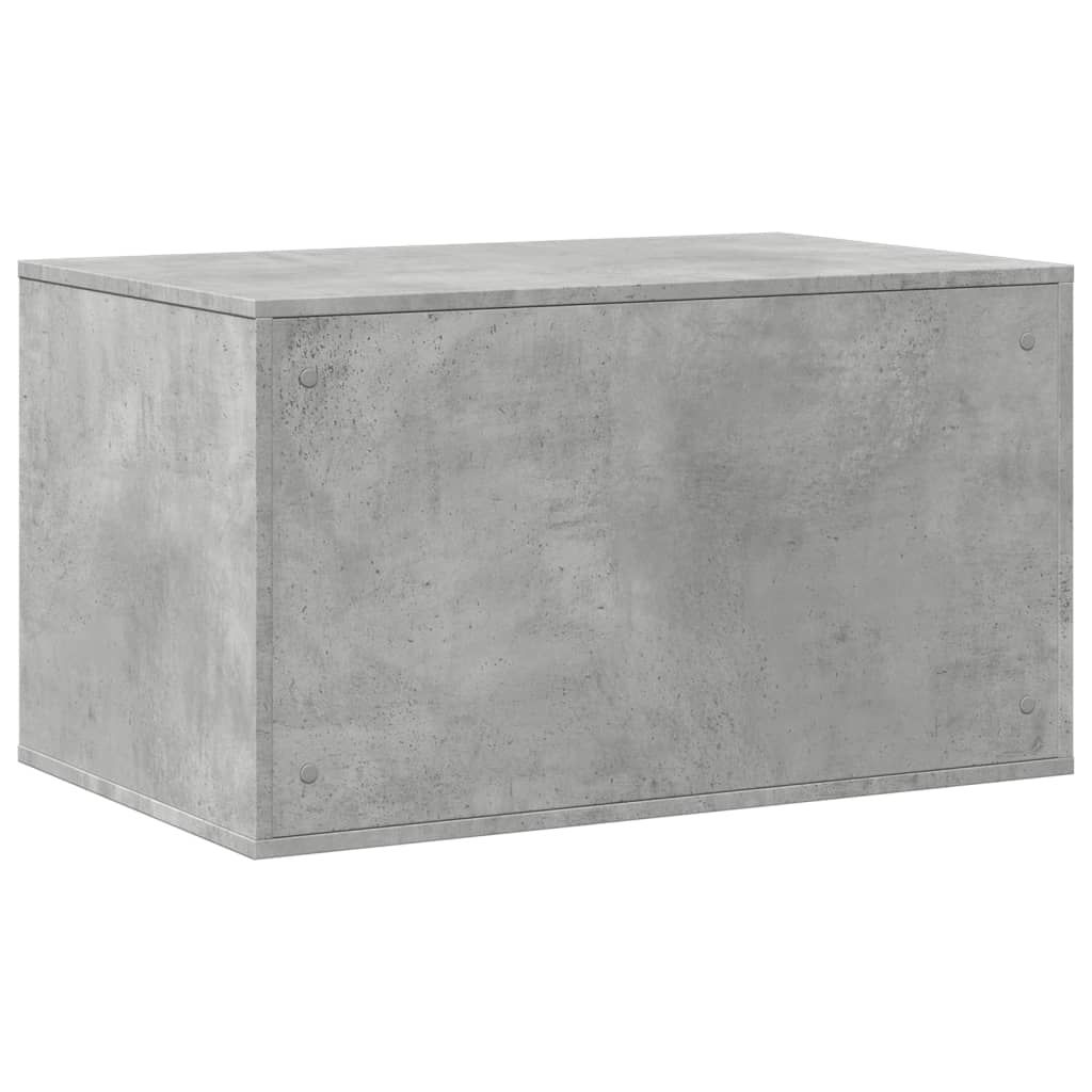 vidaXL Cutie litieră pisici gri beton 80x50x45 cm lemn prelucrat vidaXL Cutie litieră pisici gri beton 80x50x45 cm lemn prelucrat