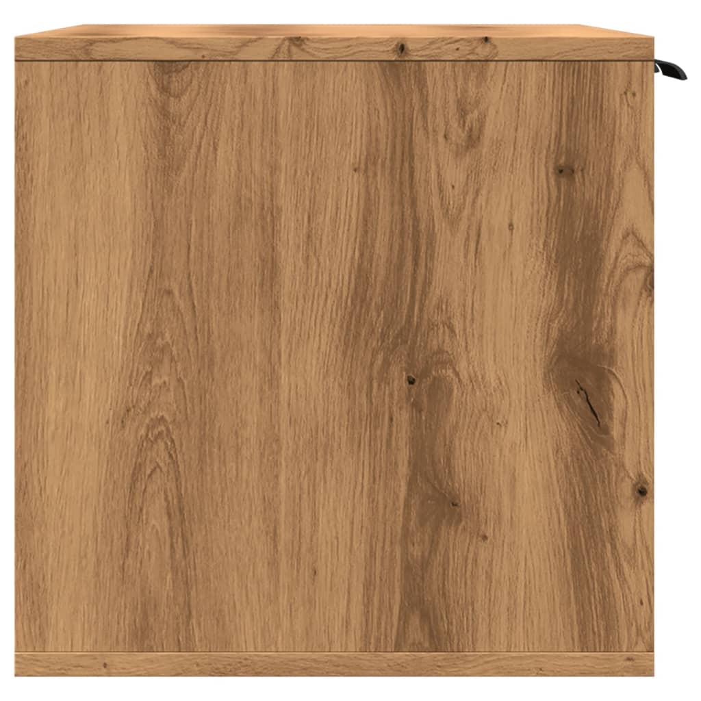 vidaXL Cutie litieră pisici stejar artizanal 80x50x45cm lemn prelucrat