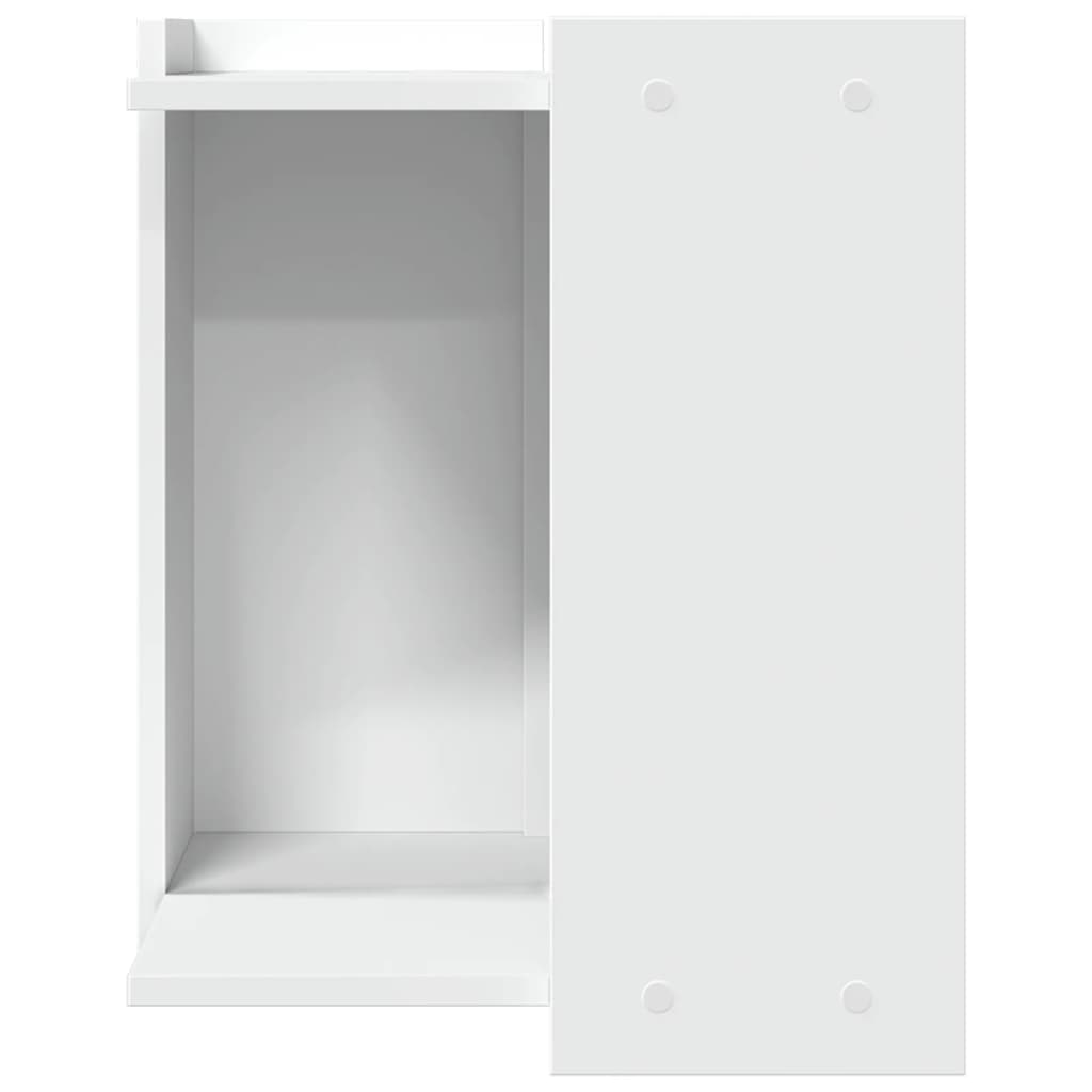 vidaXL Cutie pentru litieră pisici, alb, 42x42x51 cm, lemn prelucrat vidaXL Cutie pentru litieră pisici, alb, 42x42x51 cm, lemn prelucrat