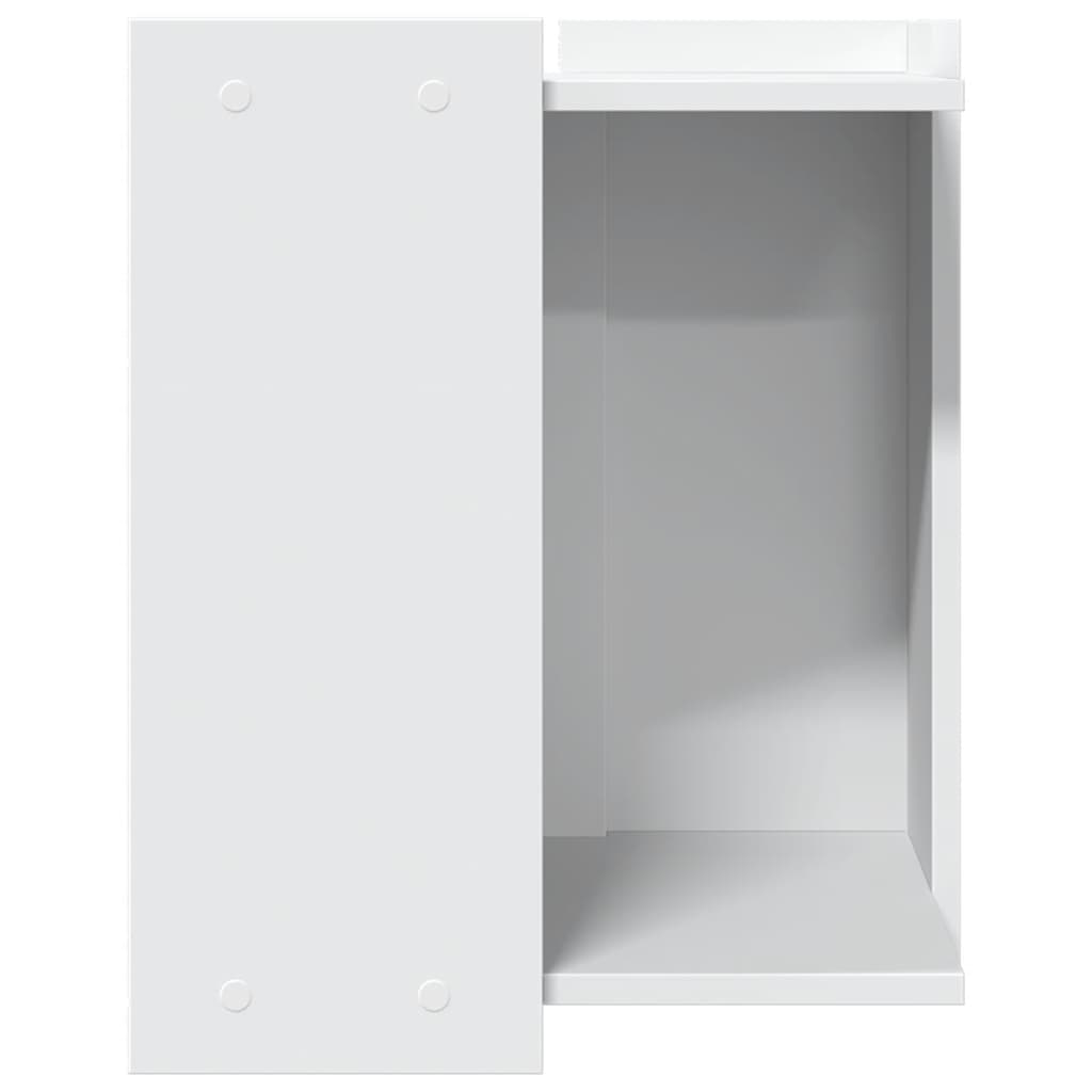 vidaXL Cutie pentru litieră pisici, alb, 42x42x51 cm, lemn prelucrat vidaXL Cutie pentru litieră pisici, alb, 42x42x51 cm, lemn prelucrat