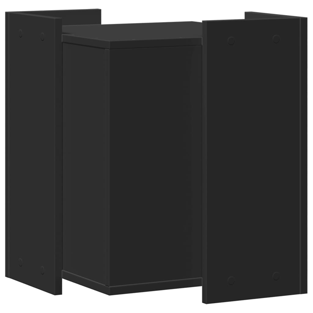 vidaXL Cutie litieră pisici negru 42x42x51 cm lemn prelucrat vidaXL Cutie litieră pisici negru 42x42x51 cm lemn prelucrat
