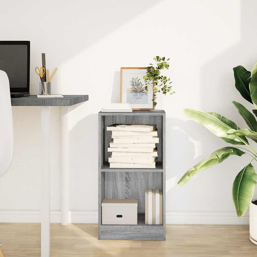 vidaXL Bibliotecă, gri sonoma, 40x24x76 cm, lemn prelucrat vidaXL Bibliotecă, gri sonoma, 40x24x76 cm, lemn prelucrat