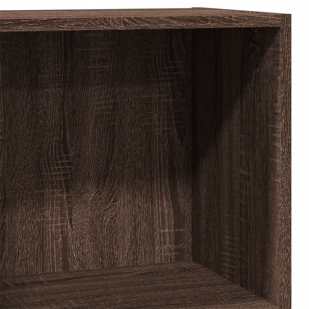 vidaXL Bibliotecă, stejar maro, 40x24x76 cm, lemn prelucrat