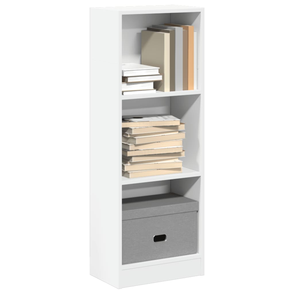 vidaXL Bibliotecă, alb, 40x24x109 cm, lemn prelucrat vidaXL Bibliotecă, alb, 40x24x109 cm, lemn prelucrat