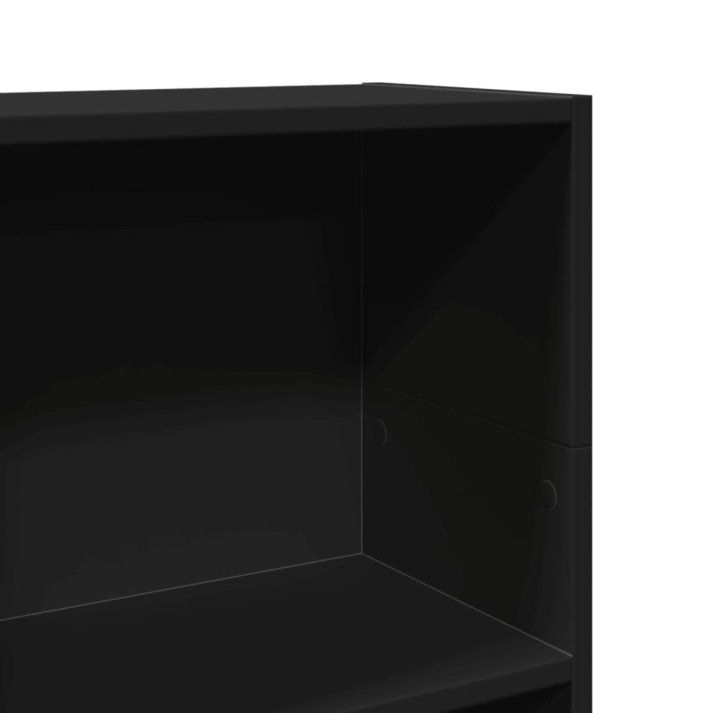 vidaXL Bibliotecă, negru, 40x24x109 cm, lemn prelucrat vidaXL Bibliotecă, negru, 40x24x109 cm, lemn prelucrat