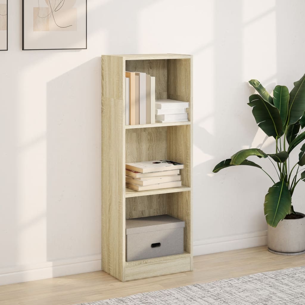 vidaXL Bibliotecă, stejar sonoma, 40x24x109 cm, lemn prelucrat vidaXL Bibliotecă, stejar sonoma, 40x24x109 cm, lemn prelucrat
