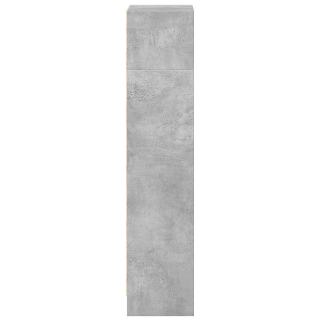 vidaXL Bibliotecă, gri beton, 40x24x109 cm, lemn prelucrat vidaXL Bibliotecă, gri beton, 40x24x109 cm, lemn prelucrat