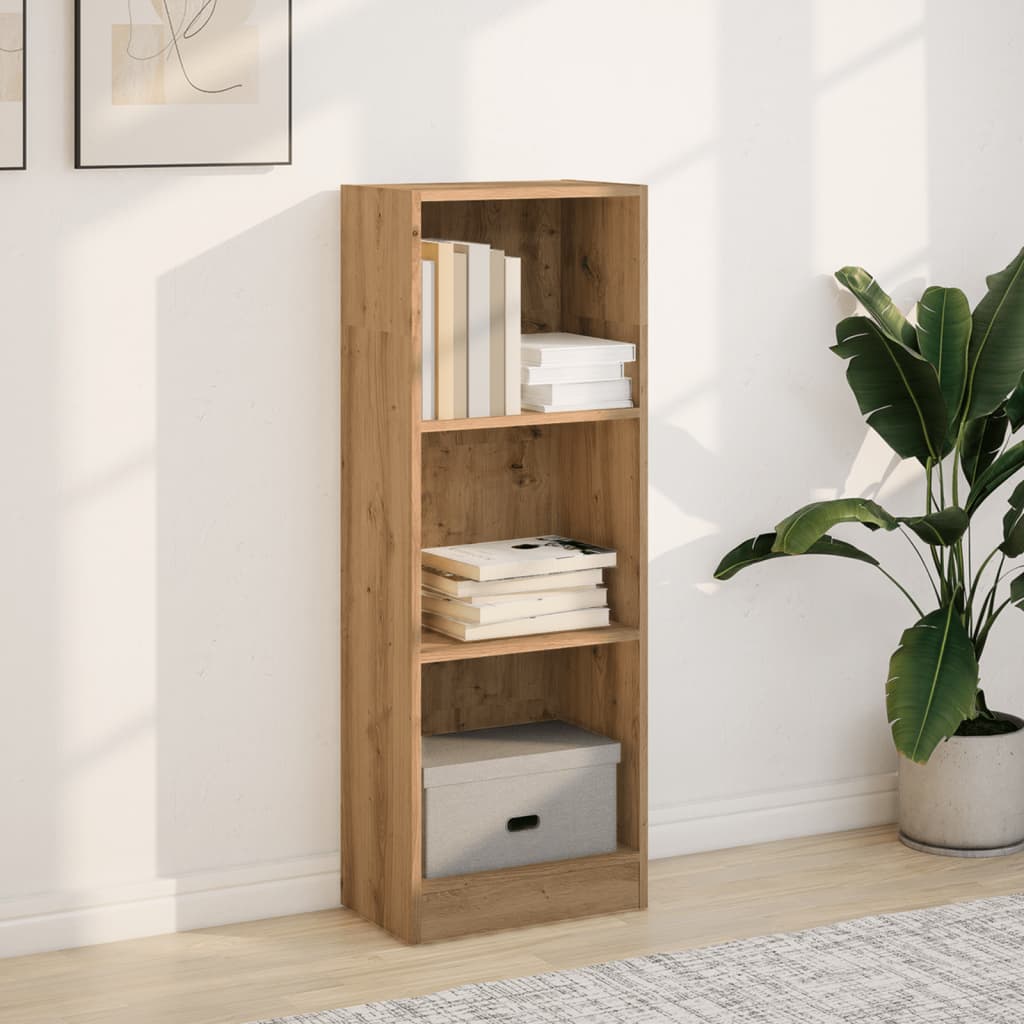 vidaXL Bibliotecă, stejar artizanal, 40x24x109 cm, lemn prelucrat vidaXL Bibliotecă, stejar artizanal, 40x24x109 cm, lemn prelucrat