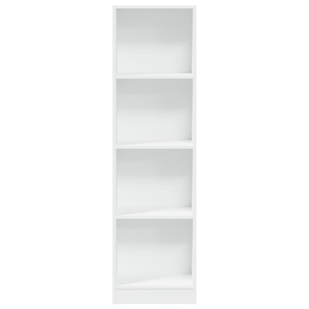 vidaXL Bibliotecă, alb, 40x24x143 cm, lemn prelucrat vidaXL Bibliotecă, alb, 40x24x143 cm, lemn prelucrat