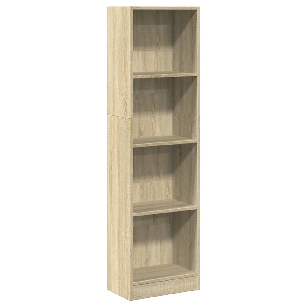 vidaXL Bibliotecă, stejar sonoma, 40x24x143 cm, lemn prelucrat vidaXL Bibliotecă, stejar sonoma, 40x24x143 cm, lemn prelucrat