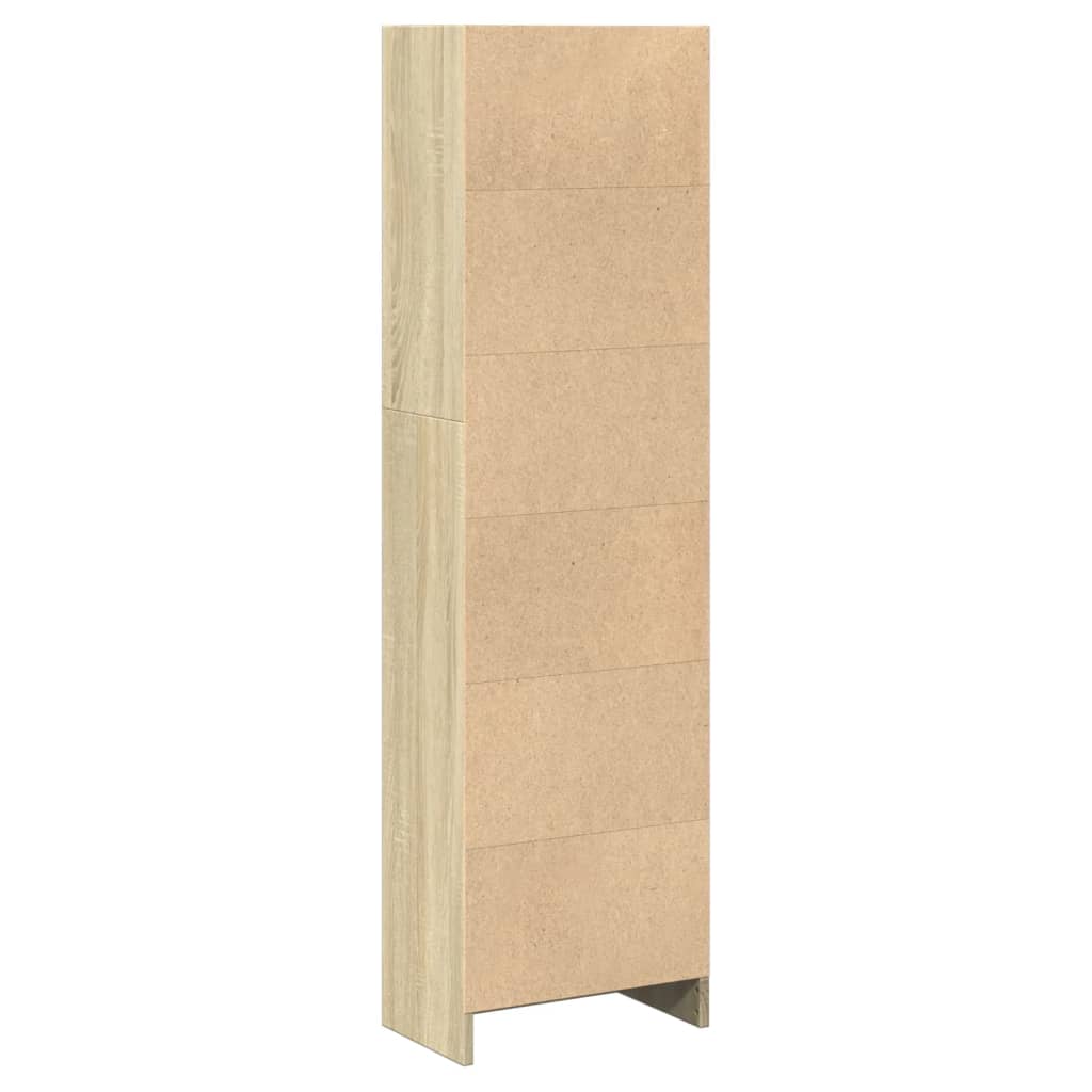 vidaXL Bibliotecă, stejar sonoma, 40x24x143 cm, lemn prelucrat vidaXL Bibliotecă, stejar sonoma, 40x24x143 cm, lemn prelucrat