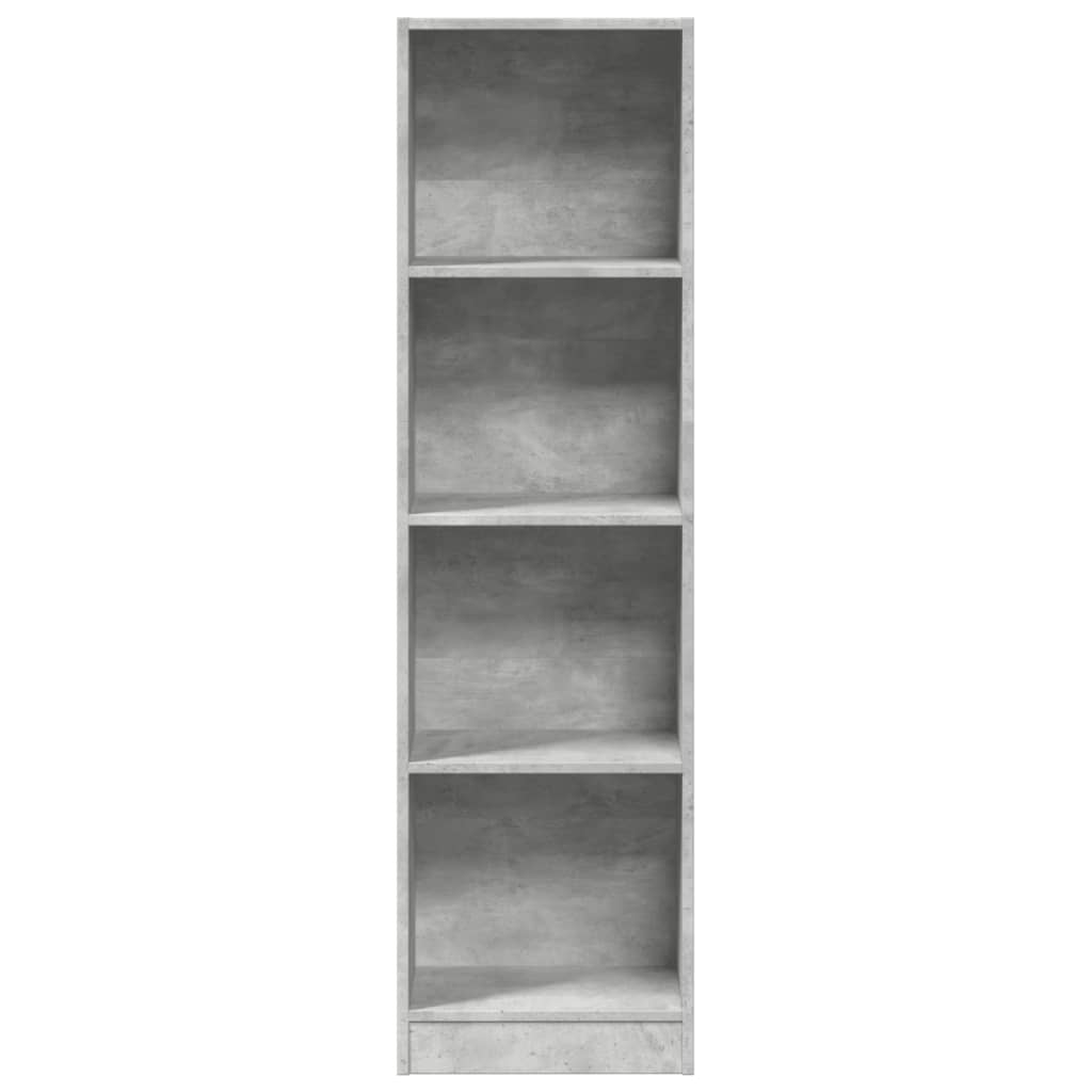 vidaXL Bibliotecă, gri beton, 40x24x143 cm, lemn prelucrat vidaXL Bibliotecă, gri beton, 40x24x143 cm, lemn prelucrat