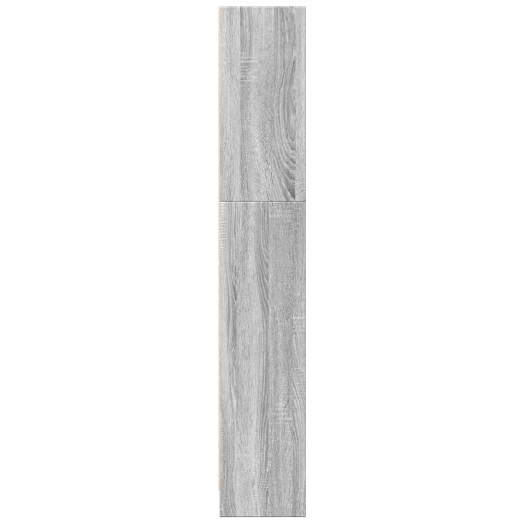 vidaXL Bibliotecă, gri sonoma, 40x24x143 cm, lemn prelucrat vidaXL Bibliotecă, gri sonoma, 40x24x143 cm, lemn prelucrat