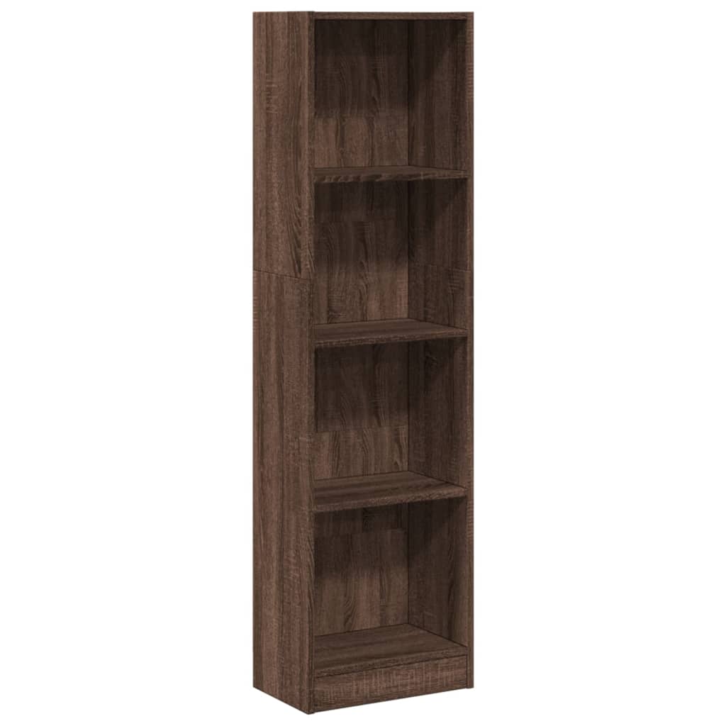 vidaXL Bibliotecă, stejar maro, 40x24x143 cm, lemn prelucrat