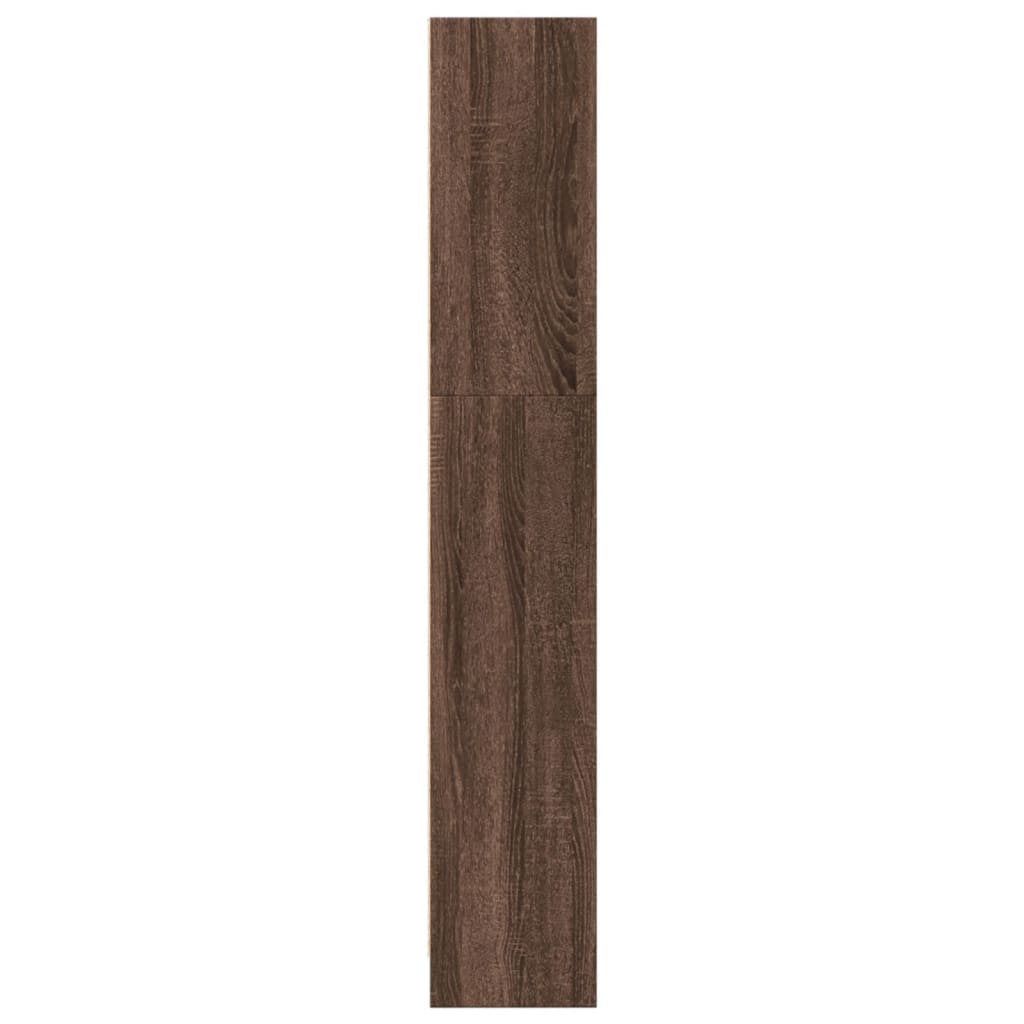 vidaXL Bibliotecă, stejar maro, 40x24x143 cm, lemn prelucrat
