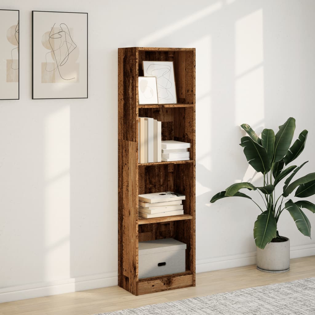 vidaXL Bibliotecă, lemn vechi, 40x24x143 cm, lemn prelucrat vidaXL Bibliotecă, lemn vechi, 40x24x143 cm, lemn prelucrat