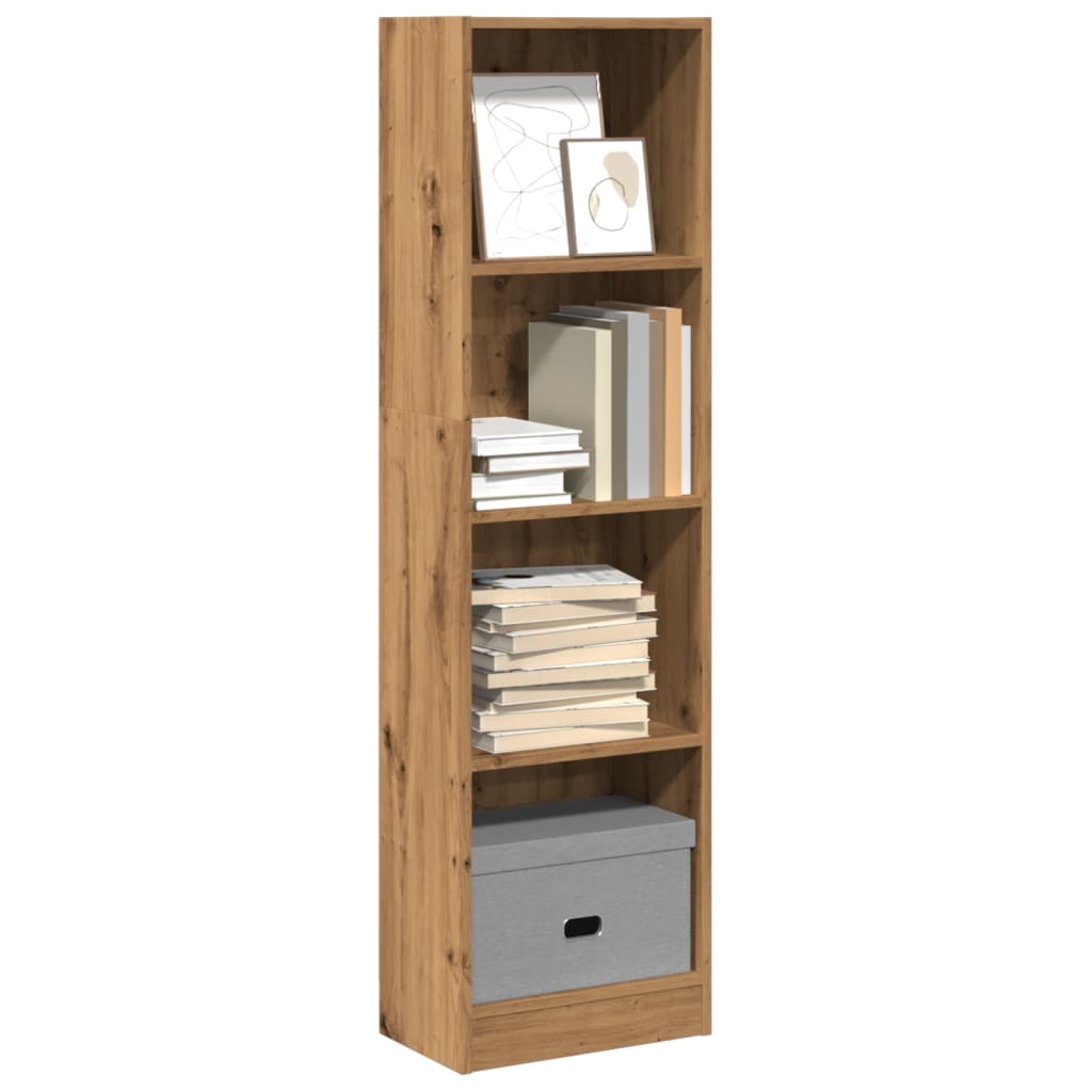 vidaXL Bibliotecă, stejar artizanal, 40x24x143 cm, lemn prelucrat vidaXL Bibliotecă, stejar artizanal, 40x24x143 cm, lemn prelucrat
