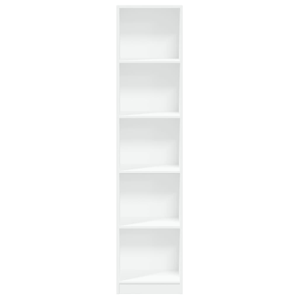 vidaXL Bibliotecă, alb, 40x24x176 cm, lemn prelucrat vidaXL Bibliotecă, alb, 40x24x176 cm, lemn prelucrat