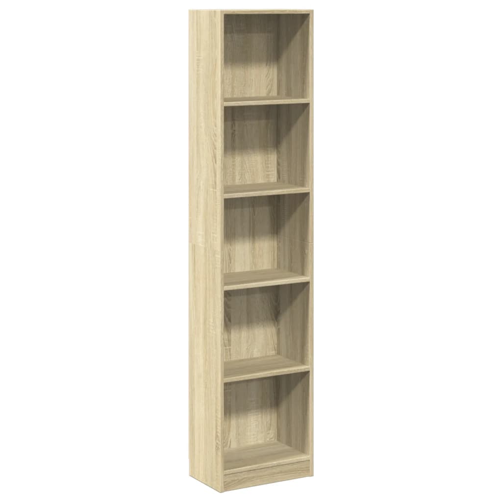 vidaXL Bibliotecă, stejar sonoma, 40x24x176 cm, lemn prelucrat vidaXL Bibliotecă, stejar sonoma, 40x24x176 cm, lemn prelucrat