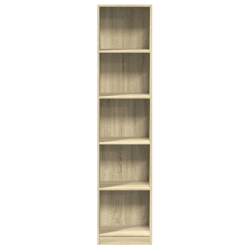 vidaXL Bibliotecă, stejar sonoma, 40x24x176 cm, lemn prelucrat vidaXL Bibliotecă, stejar sonoma, 40x24x176 cm, lemn prelucrat