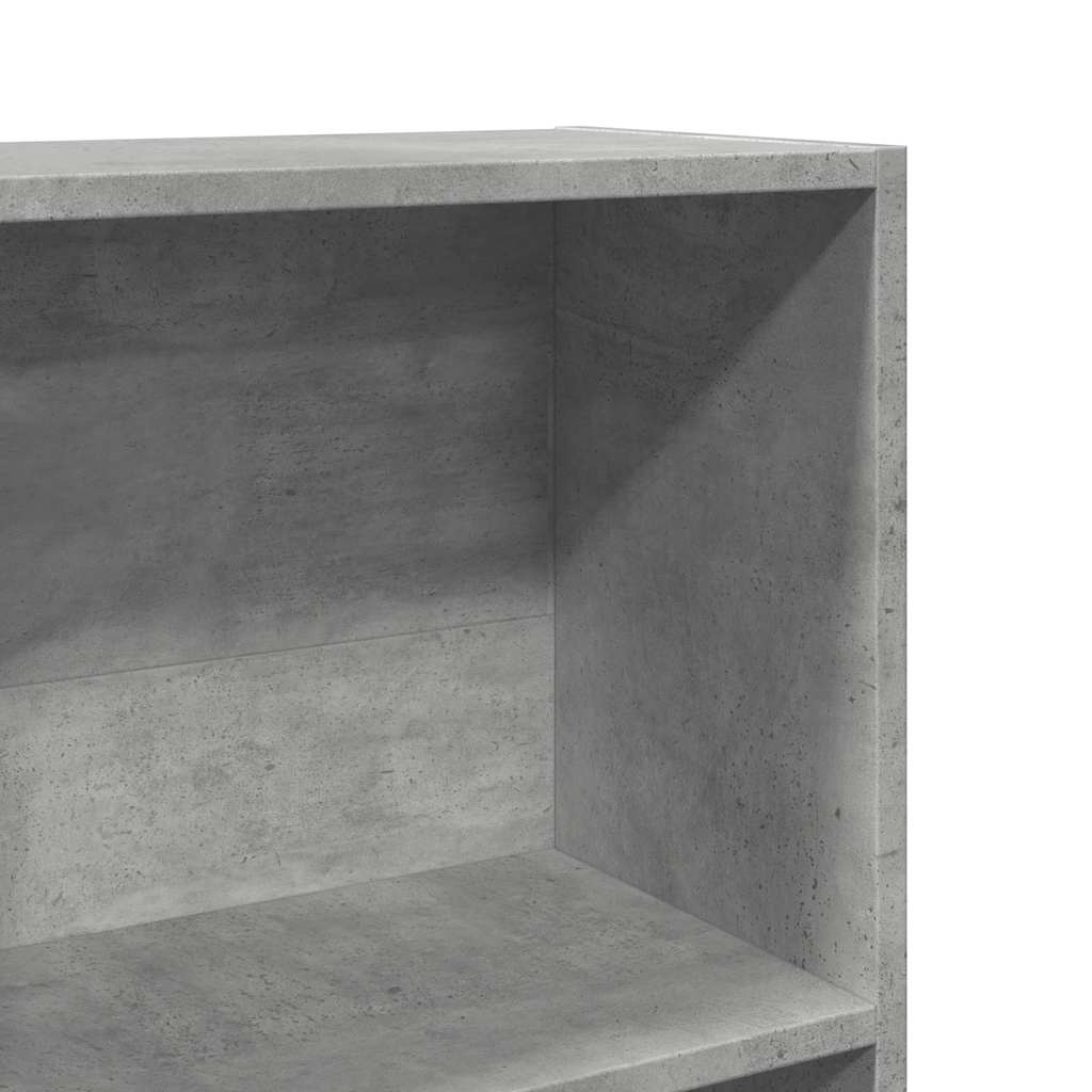 vidaXL Bibliotecă, gri beton, 40x24x176 cm, lemn compozit vidaXL Bibliotecă, gri beton, 40x24x176 cm, lemn compozit