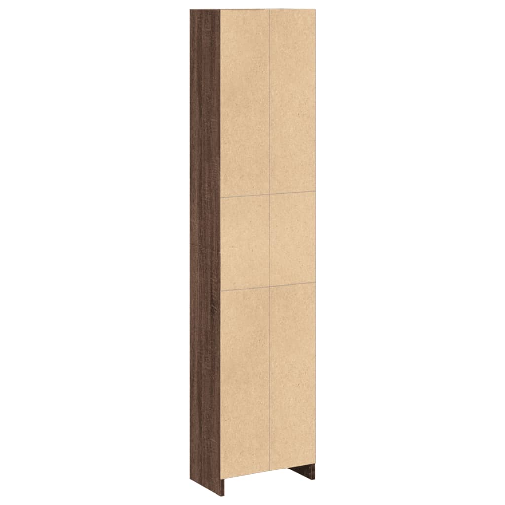 vidaXL Bibliotecă, stejar maro, 40x24x176 cm, lemn prelucrat