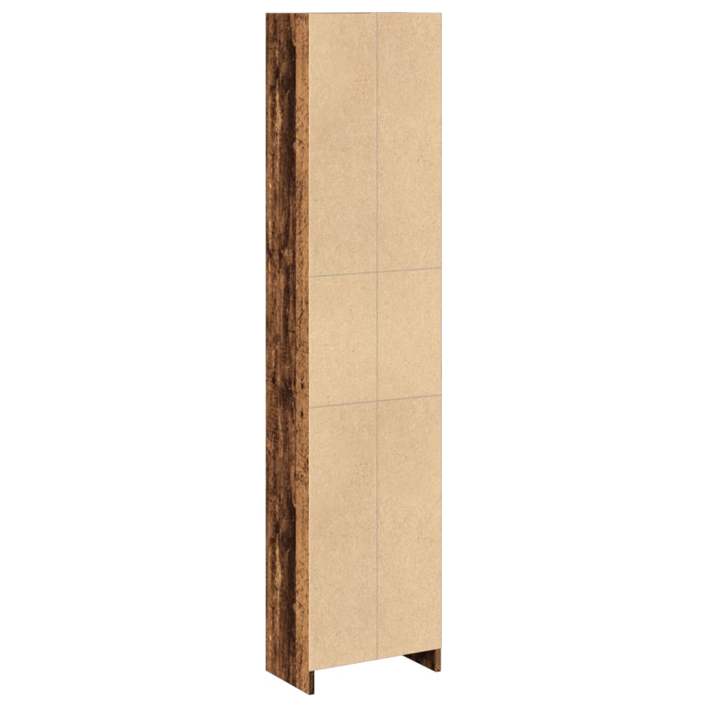 vidaXL Bibliotecă, lemn vechi, 40x24x176 cm, lemn prelucrat