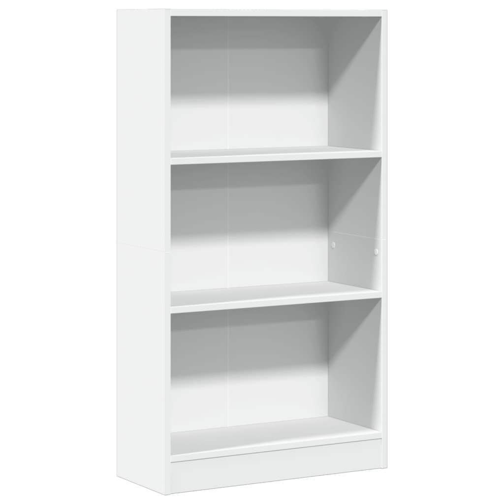 vidaXL Bibliotecă, alb, 60x24x109 cm, lemn prelucrat vidaXL Bibliotecă, alb, 60x24x109 cm, lemn prelucrat