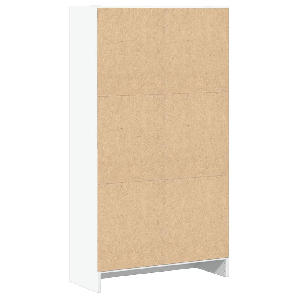 vidaXL Bibliotecă, alb, 60x24x109 cm, lemn prelucrat vidaXL Bibliotecă, alb, 60x24x109 cm, lemn prelucrat