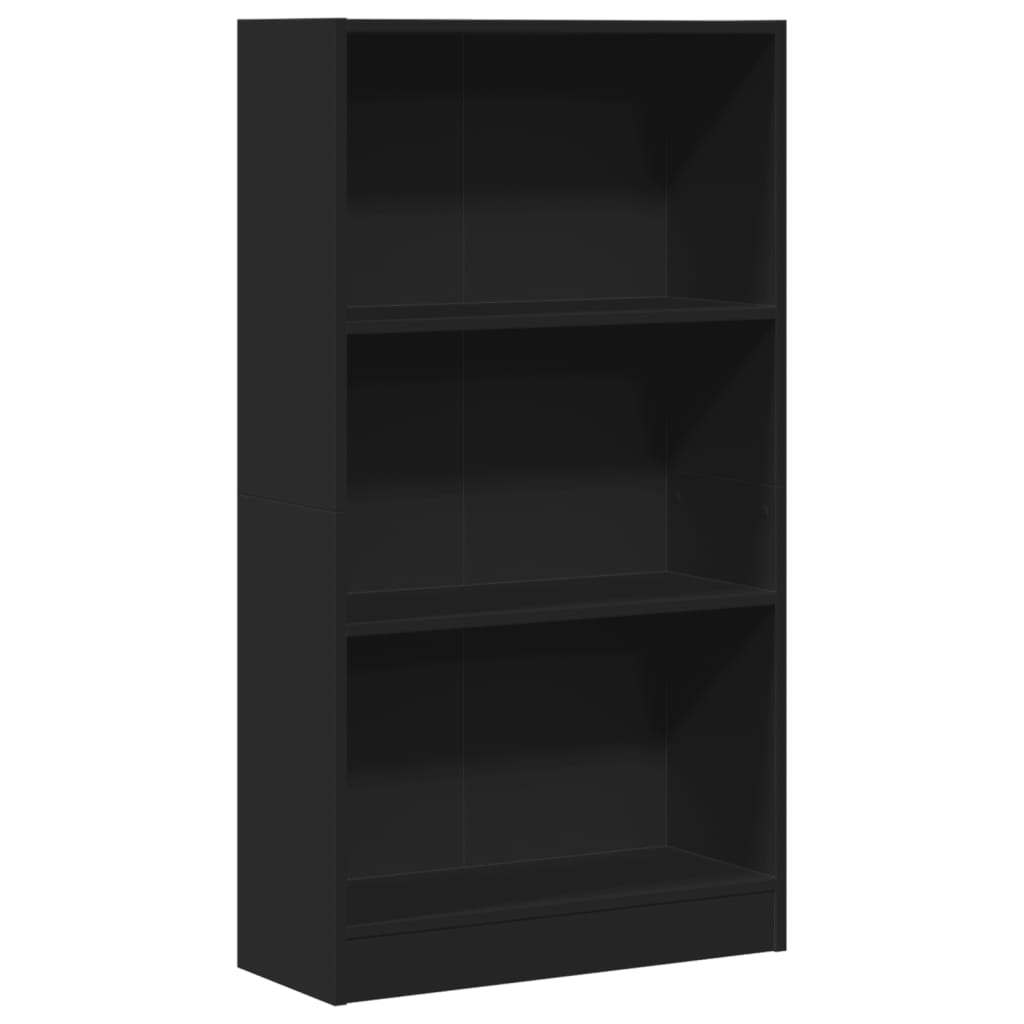 vidaXL Bibliotecă, negru, 60x24x109 cm, lemn prelucrat vidaXL Bibliotecă, negru, 60x24x109 cm, lemn prelucrat