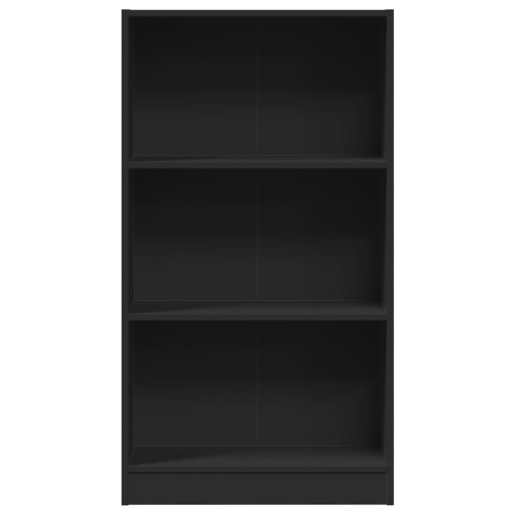 vidaXL Bibliotecă, negru, 60x24x109 cm, lemn prelucrat vidaXL Bibliotecă, negru, 60x24x109 cm, lemn prelucrat