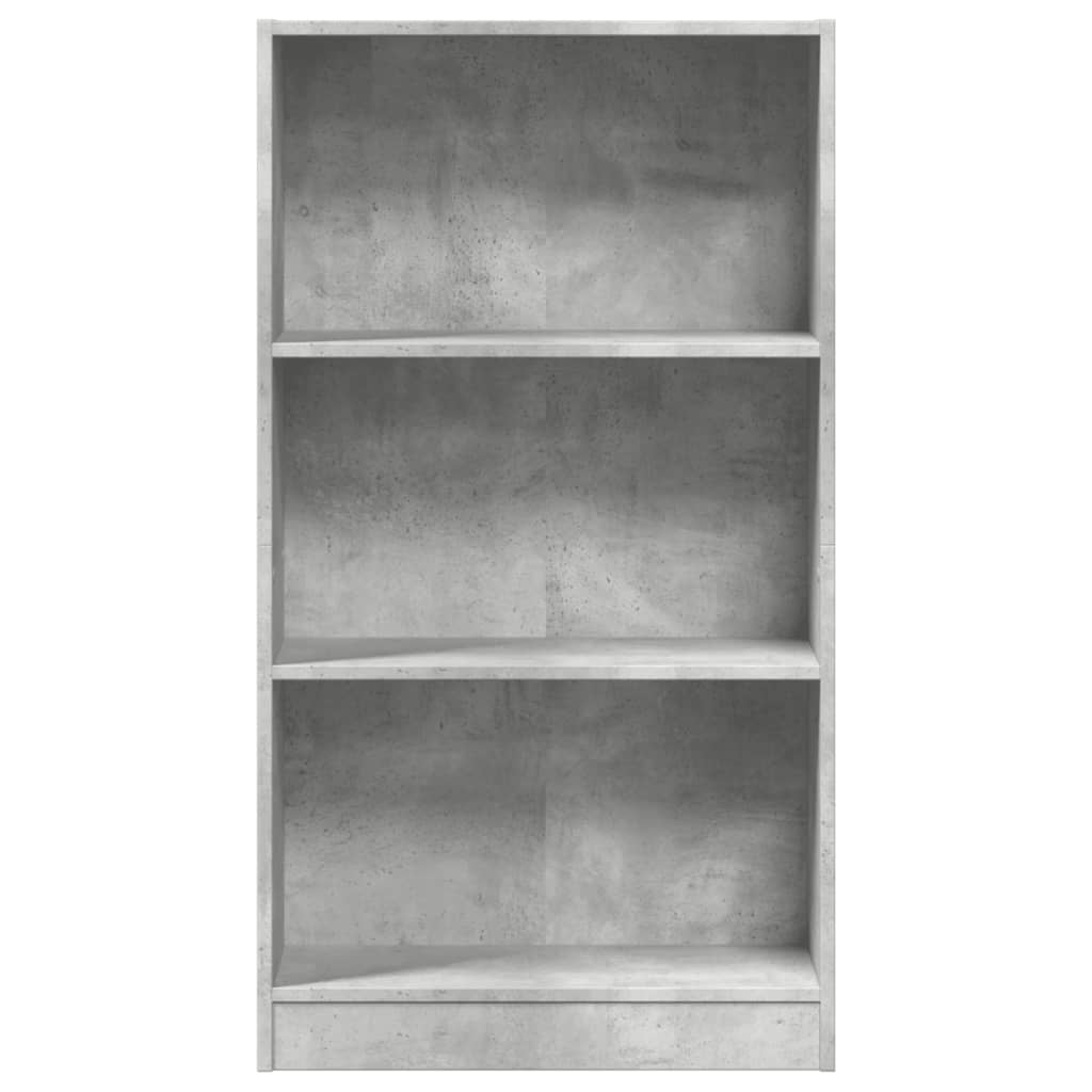 vidaXL Bibliotecă, gri beton, 60x24x109 cm, lemn prelucrat vidaXL Bibliotecă, gri beton, 60x24x109 cm, lemn prelucrat