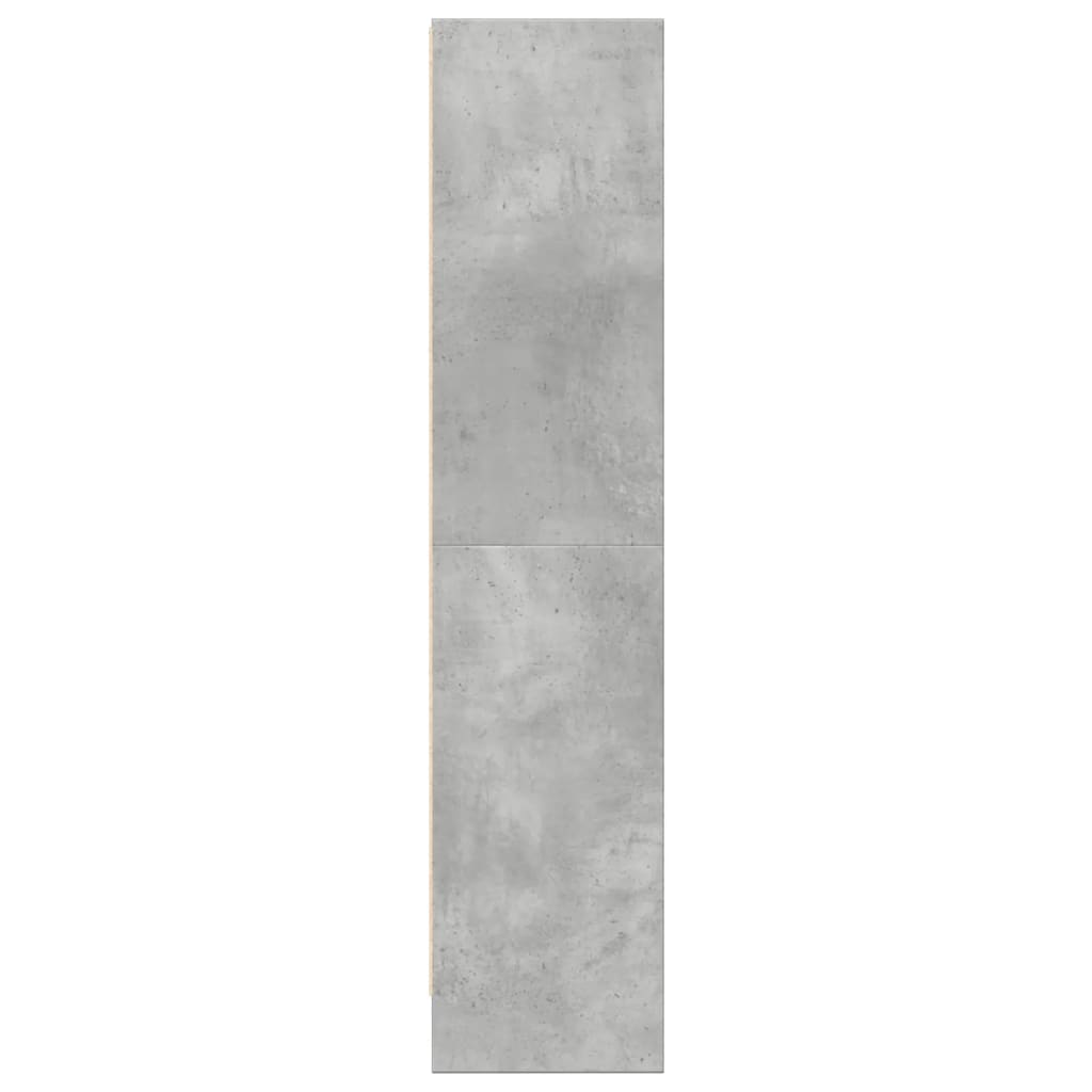 vidaXL Bibliotecă, gri beton, 60x24x109 cm, lemn prelucrat vidaXL Bibliotecă, gri beton, 60x24x109 cm, lemn prelucrat