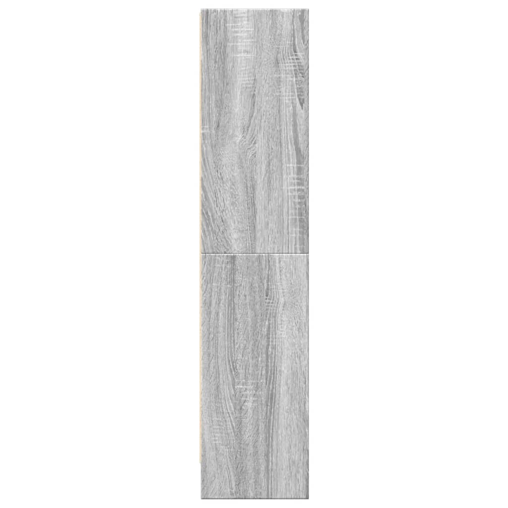 vidaXL Bibliotecă, gri sonoma, 60x24x109 cm, lemn prelucrat vidaXL Bibliotecă, gri sonoma, 60x24x109 cm, lemn prelucrat