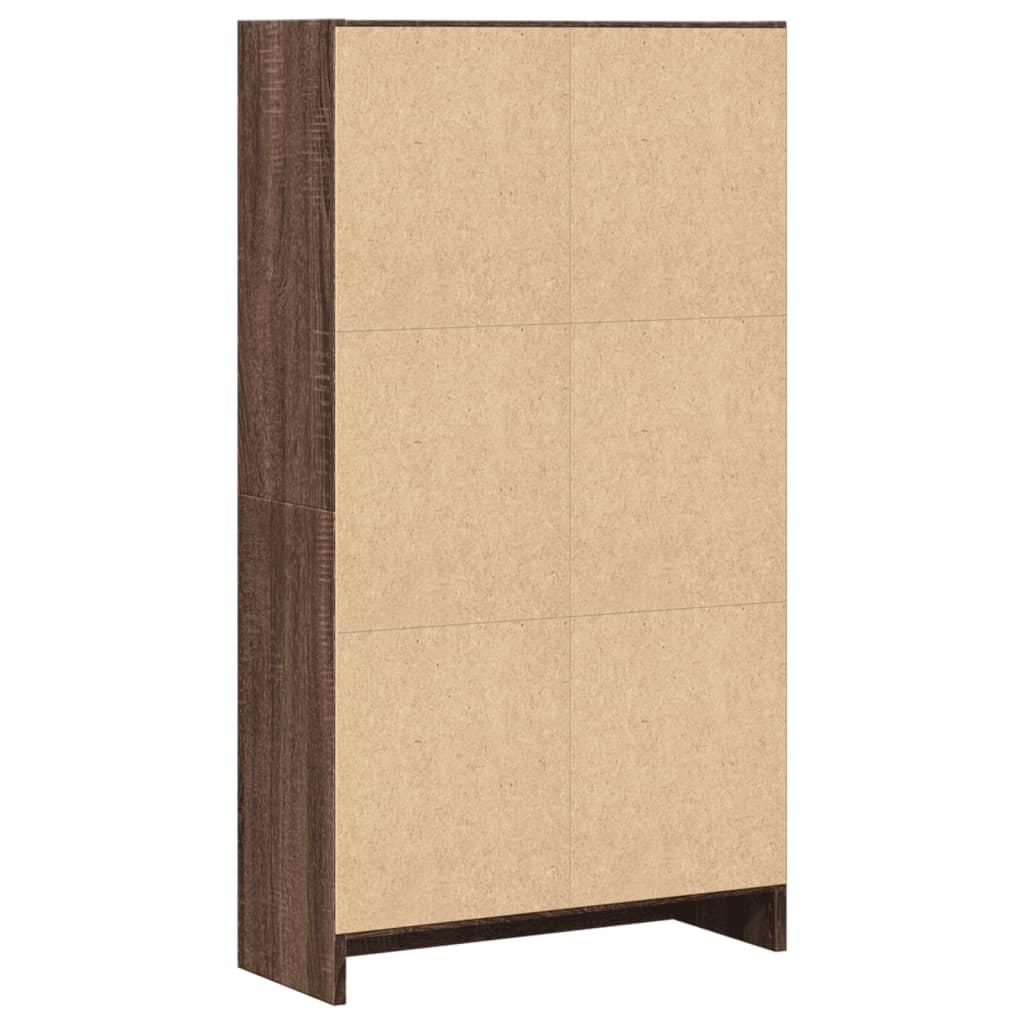 vidaXL Bibliotecă, stejar maro, 60x24x109 cm, lemn prelucrat vidaXL Bibliotecă, stejar maro, 60x24x109 cm, lemn prelucrat