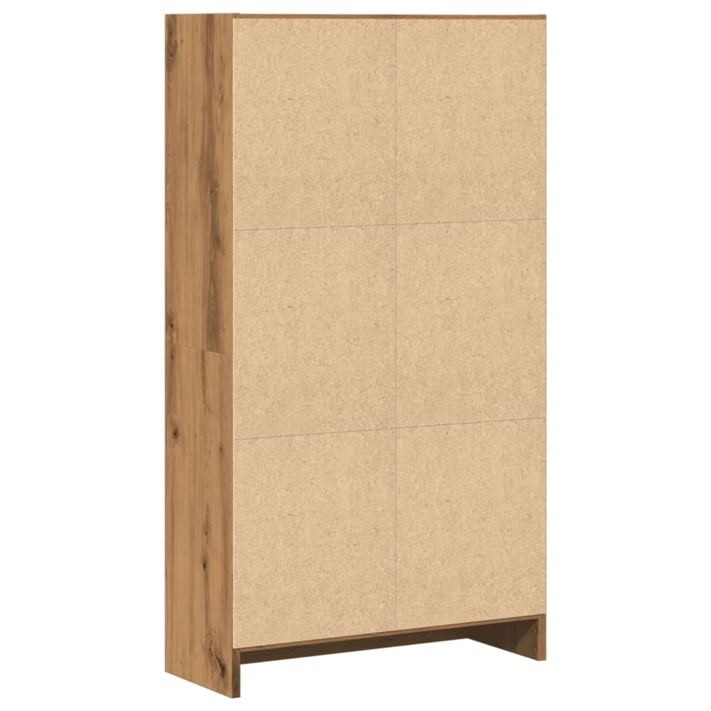 vidaXL Bibliotecă, stejar artizanal, 60x24x109 cm, lemn prelucrat vidaXL Bibliotecă, stejar artizanal, 60x24x109 cm, lemn prelucrat
