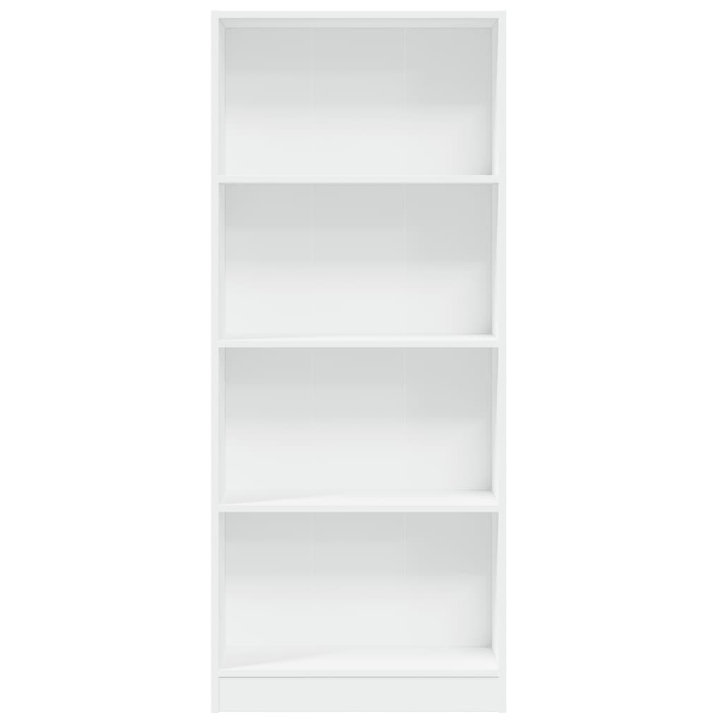 vidaXL Bibliotecă, alb, 60x24x143 cm, lemn prelucrat vidaXL Bibliotecă, alb, 60x24x143 cm, lemn prelucrat