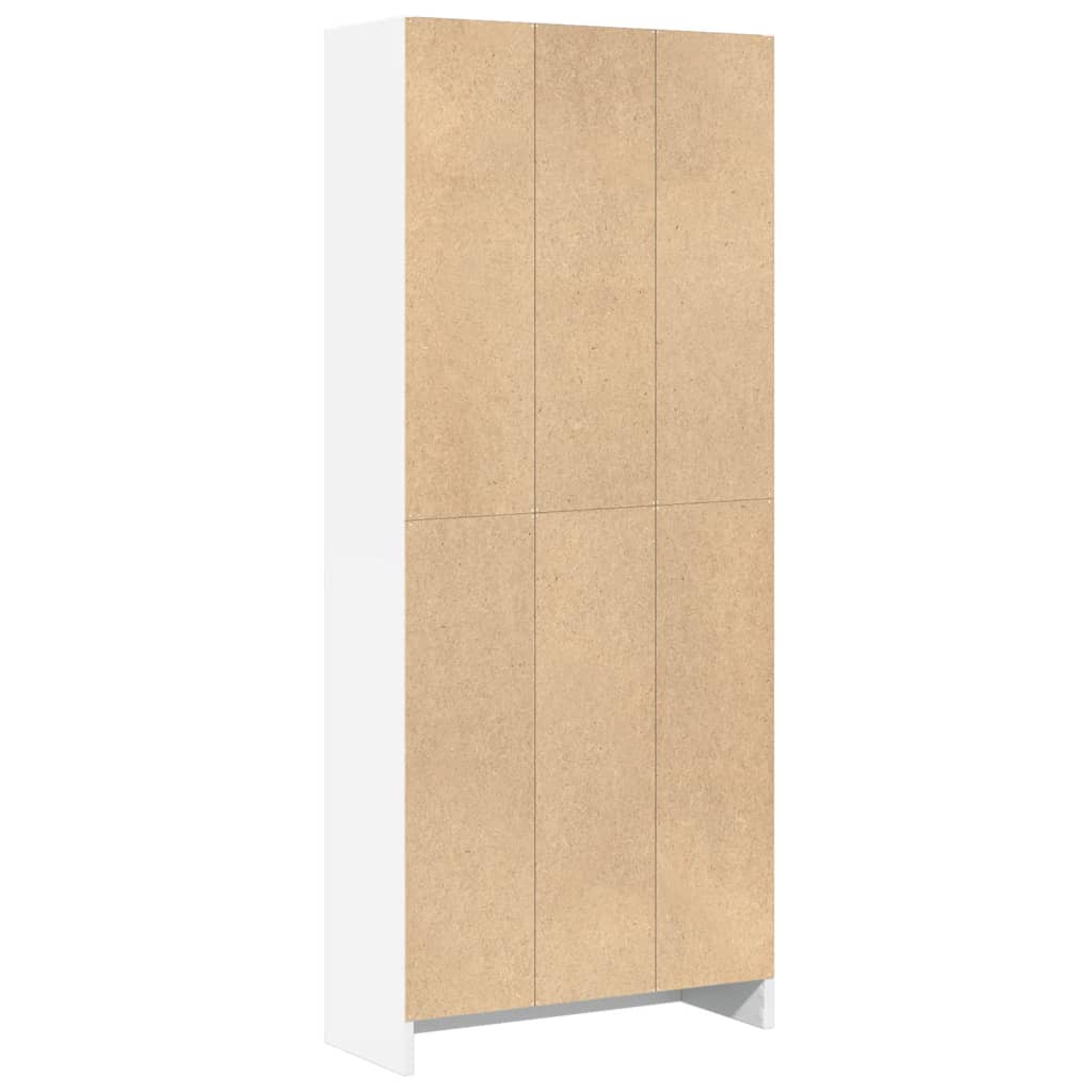 vidaXL Bibliotecă, alb, 60x24x143 cm, lemn prelucrat vidaXL Bibliotecă, alb, 60x24x143 cm, lemn prelucrat