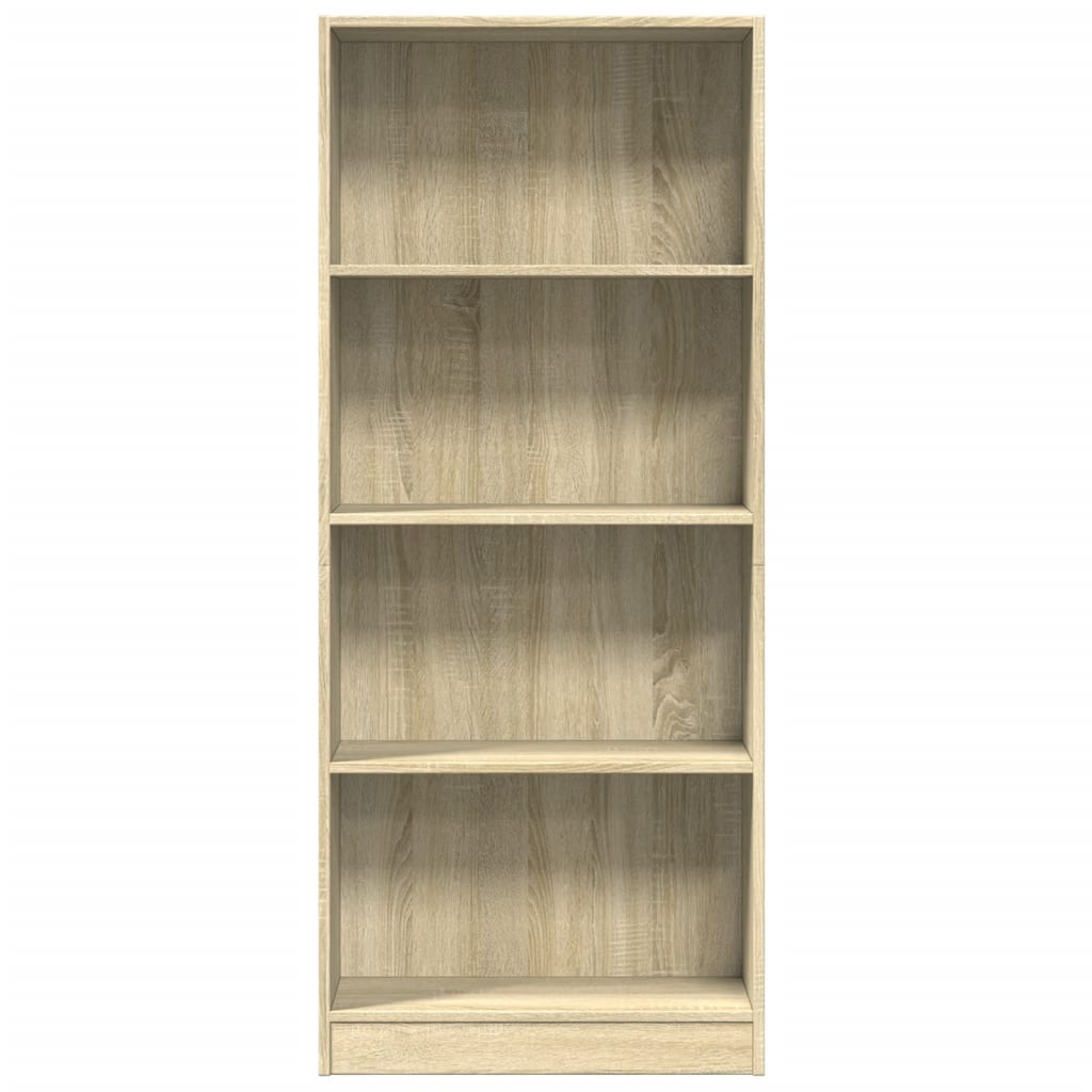 vidaXL Bibliotecă, stejar sonoma, 60x24x143 cm, lemn prelucrat vidaXL Bibliotecă, stejar sonoma, 60x24x143 cm, lemn prelucrat